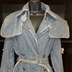 Denim Trench Coat